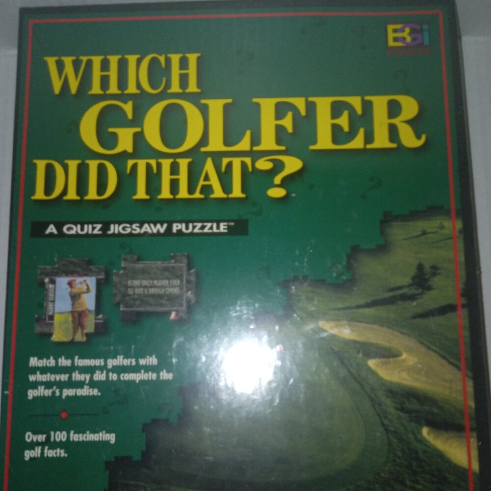 Which Golfer Did That? Puzzle BRAND NEW SEALED!!
